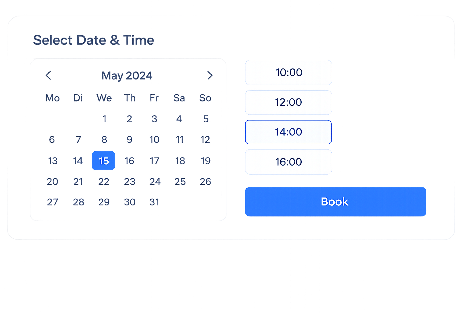 Book a lesson